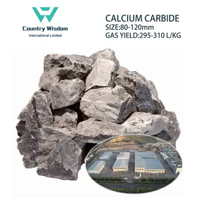 295L/Kg 80-120mm Aicéitiléine Cac2 Carbide Cailciam