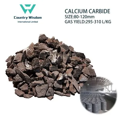 80-120mm 295L/Kg Déantóirí Carbide Cailciam