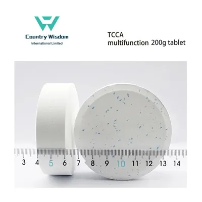 Monaróir Gairmiúil tSín TCCA Ilfheidhm 200g Táibléad Do Dhífhabhtán Uisce Linn Snámha