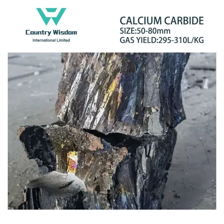 Carbíd Cailciam Sárchaighdeáin 100 Kg Droim 50-80 mm